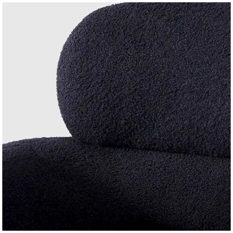 Sherpa Swivel Barrel Accent Chair with Round Metal Base, Set of 2, 8 Colors