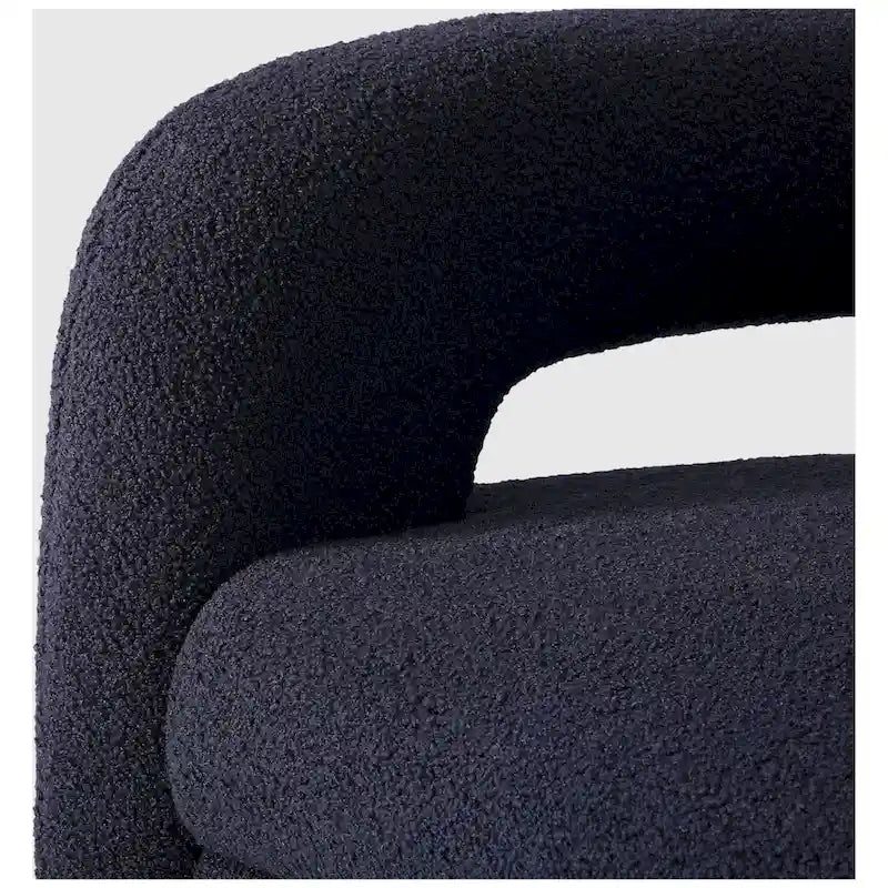 Sherpa Swivel Barrel Accent Chair with Round Metal Base, Set of 2, 8 Colors