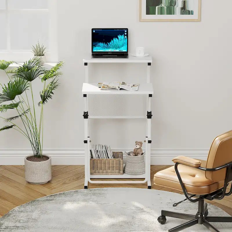 Futzca Standing Desk, Adjustable Height Laptop Table