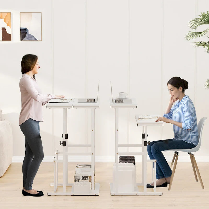 Futzca Standing Desk, Adjustable Height Laptop Table