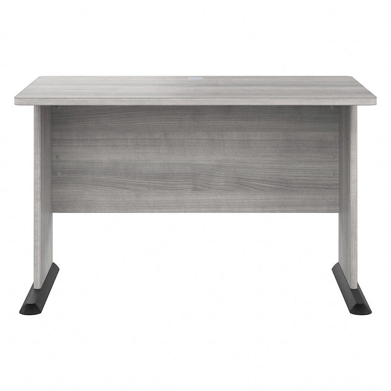 48-Inch Computer Desk with Wire Management Grommet, ANSI/BIFMA Certified, Storm Gray White Platinum