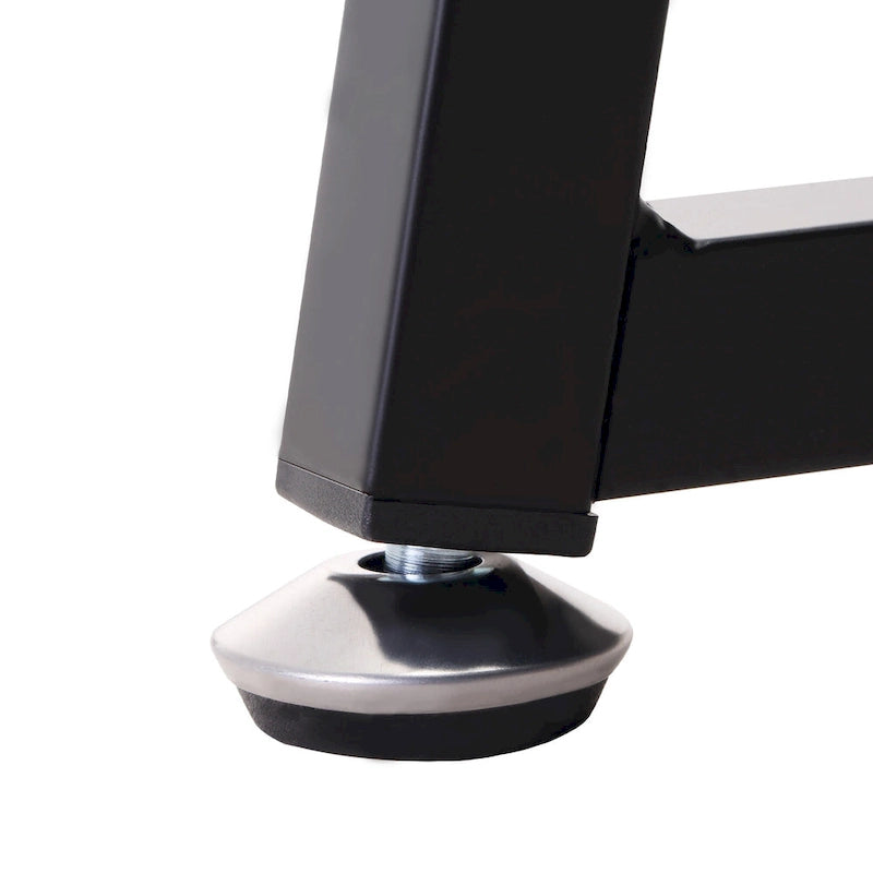 Portable Folding Computer Desk with Guardrail, Black and Brown Options