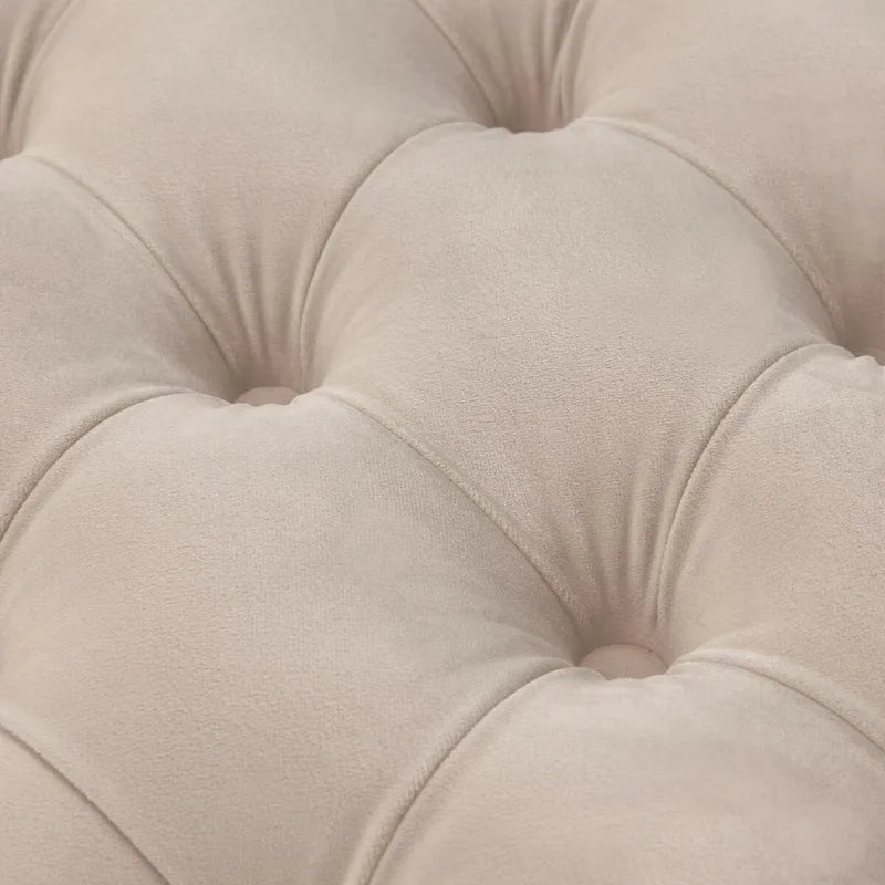 SAFAVIEH Couture Betta Tufted Velvet Ottoman