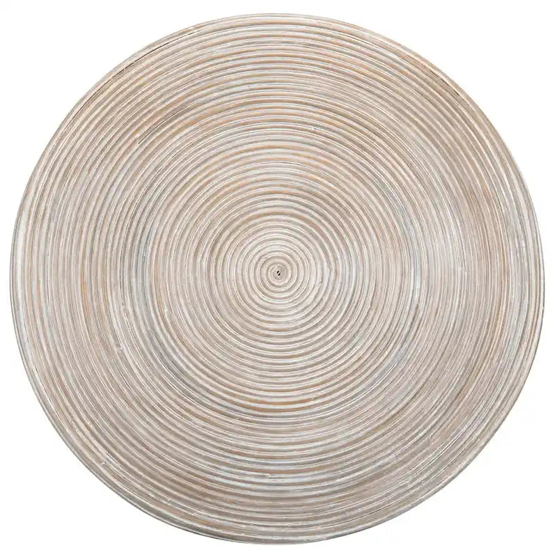 SAFAVIEH Zinca Pedestal Metal Round Coffee Table - 31.5 W x 31.5 L x 17.7 H - 32Wx32Dx18H