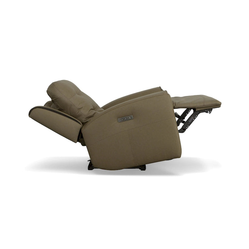 Zero Gravity Power Recliner with Adjustable Headrest and USB Charging Ports, Charcoal Khaki