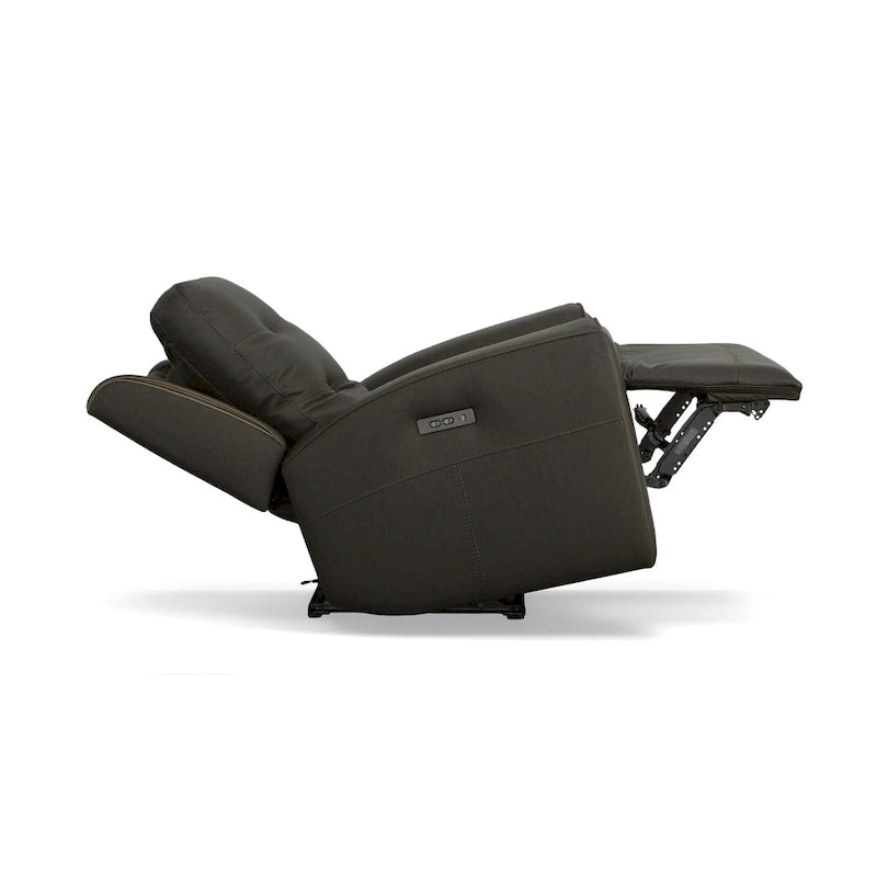 Zero Gravity Power Recliner with Adjustable Headrest and USB Charging Ports, Charcoal Khaki