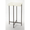 Nigella square Marble & Metal Accent Table