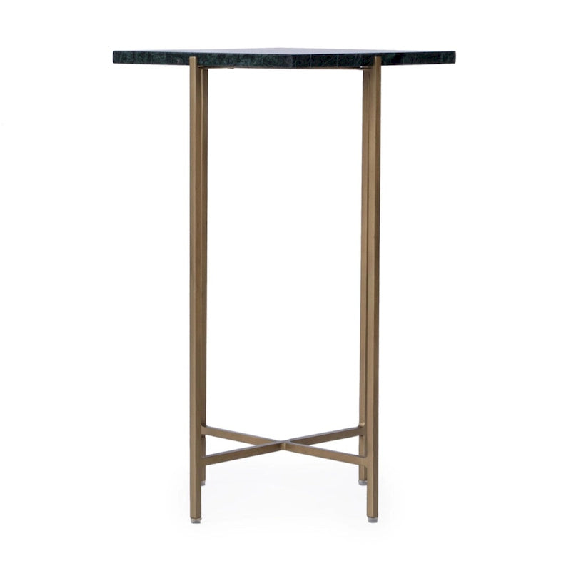 Nigella square Marble & Metal Accent Table